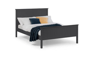 Maine 90cm Single Bed - Anthracite - Living with Luxury