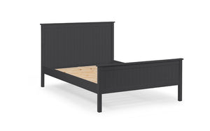 Maine 90cm Single Bed - Anthracite - Living with Luxury