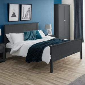 Maine 90cm Single Bed - Anthracite - Living with Luxury