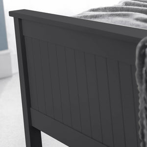 Maine 90cm Single Bed - Anthracite - Living with Luxury