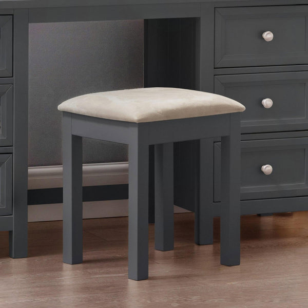 Maine Dressing Stool - Anthracite - Living with Luxury