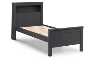 Maine Bookcase 90cm Single Bed - Anthracite - Living with Luxury