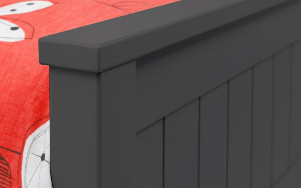 Maine Bookcase 90cm Single Bed - Anthracite - Living with Luxury