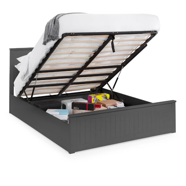MAINE OTTOMAN BED 150CM - ANTHRACITE - Living with Luxury