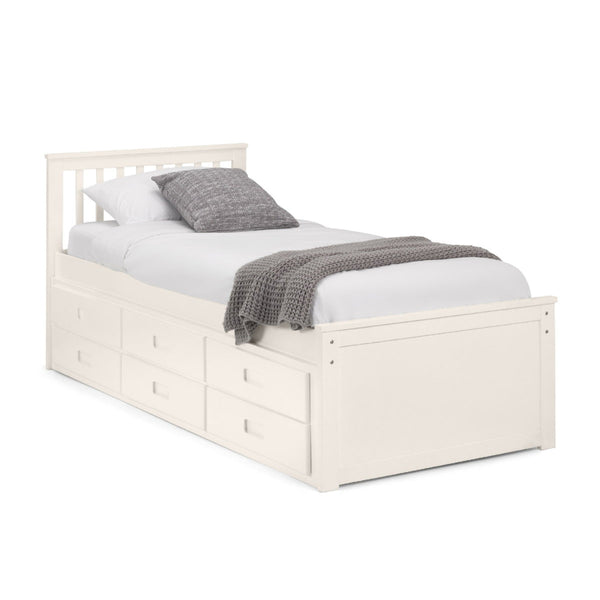 MAISIE BED WITH UNDERBED AND DRAWERS - SURF WHITE - Living with Luxury