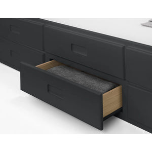 Maisie Bed With Underbed And Drawers Anthracite - Living with Luxury