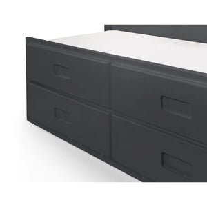 Maisie Bed With Underbed And Drawers Anthracite - Living with Luxury