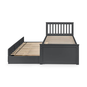 Maisie Bed With Underbed And Drawers Anthracite - Living with Luxury
