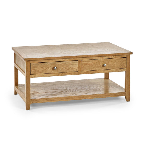 MALLORY COFFEE TABLE 2 DRWS - FSC MIX 70%(INT-COC-002320) - Living with Luxury