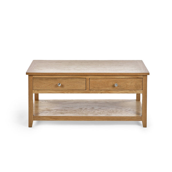 MALLORY COFFEE TABLE 2 DRWS - FSC MIX 70%(INT-COC-002320) - Living with Luxury