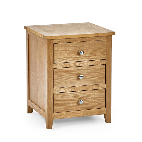 MALLORY 3 DRAWER BEDSIDE - FSC MIX 70% (INT-COC-002320) - Living with Luxury