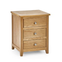 MALLORY 3 DRAWER BEDSIDE - FSC MIX 70% (INT-COC-002320) - Living with Luxury