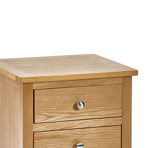 MALLORY 3 DRAWER BEDSIDE - FSC MIX 70% (INT-COC-002320) - Living with Luxury