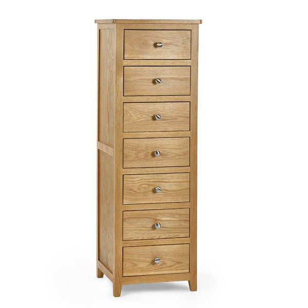 MALLORY 7 DRAWER NARROW CHEST - FSC MIX 70% (INT-COC-002320) - Living with Luxury