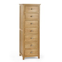 MALLORY 7 DRAWER NARROW CHEST - FSC MIX 70% (INT-COC-002320) - Living with Luxury