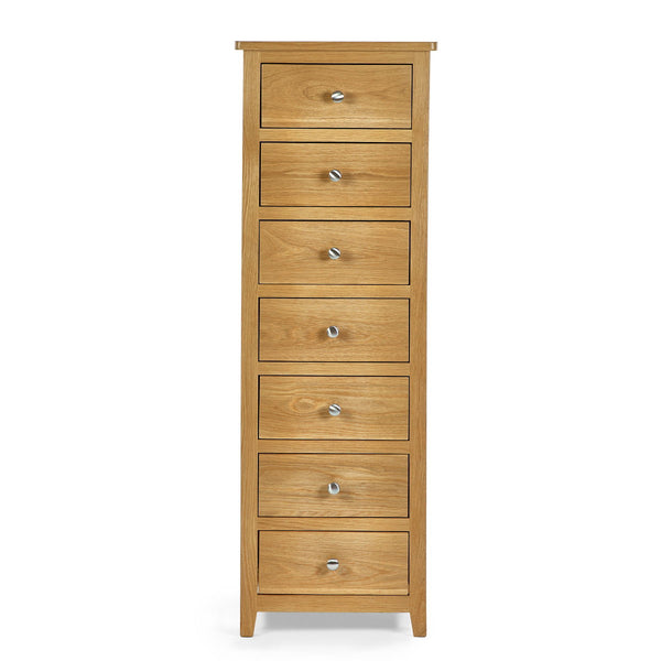 MALLORY 7 DRAWER NARROW CHEST - FSC MIX 70% (INT-COC-002320) - Living with Luxury