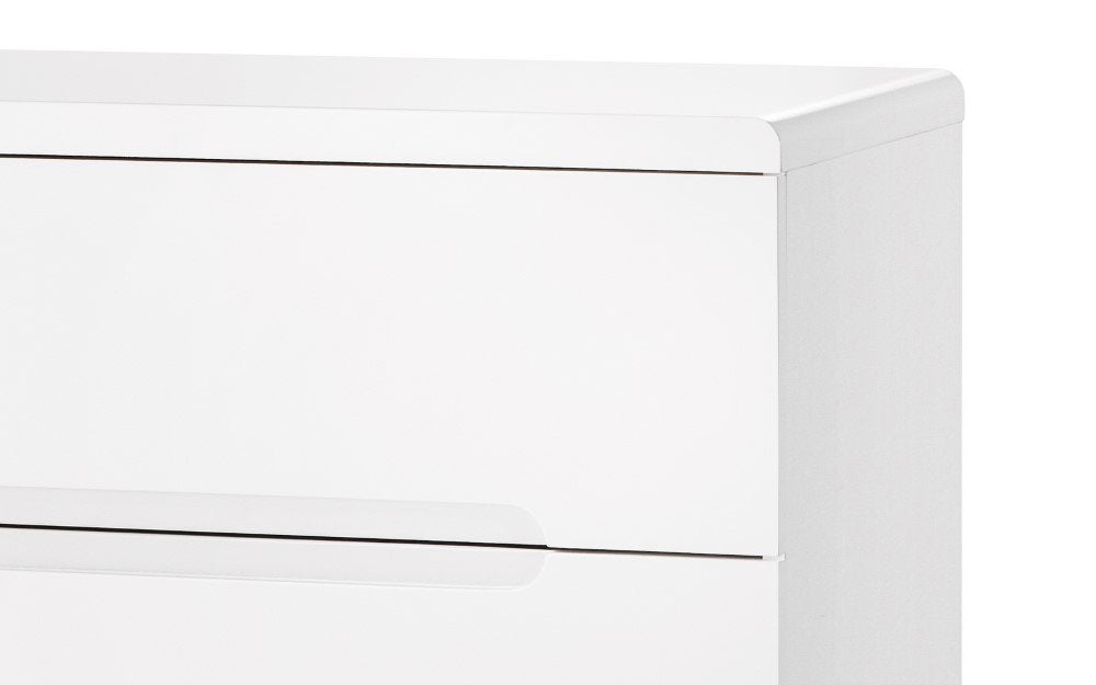 MANHATTAN 3 DRAWER CHEST - WHITE - Living with Luxury