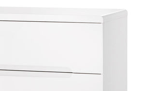 MANHATTAN 3 DRAWER CHEST - WHITE - Living with Luxury
