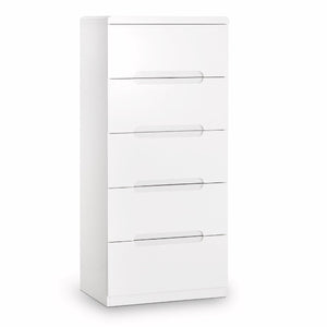 MANHATTAN 6 DRAWER WIDE CHEST - WHITE - Living with Luxury