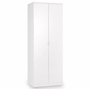 MANHATTAN 2 DOOR WARDROBE - WHITE - Living with Luxury