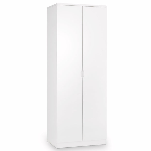 MANHATTAN 2 DOOR WARDROBE - WHITE - Living with Luxury
