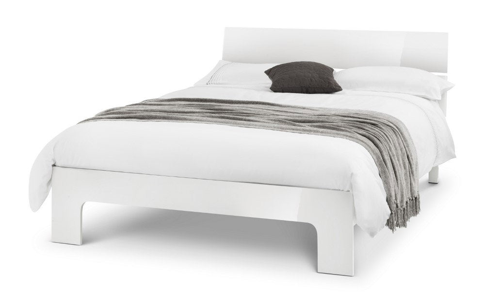 MANHATTAN BED 135CM - WHITE - Living with Luxury