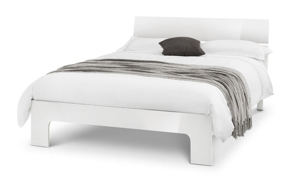 MANHATTAN BED 135CM - WHITE - Living with Luxury