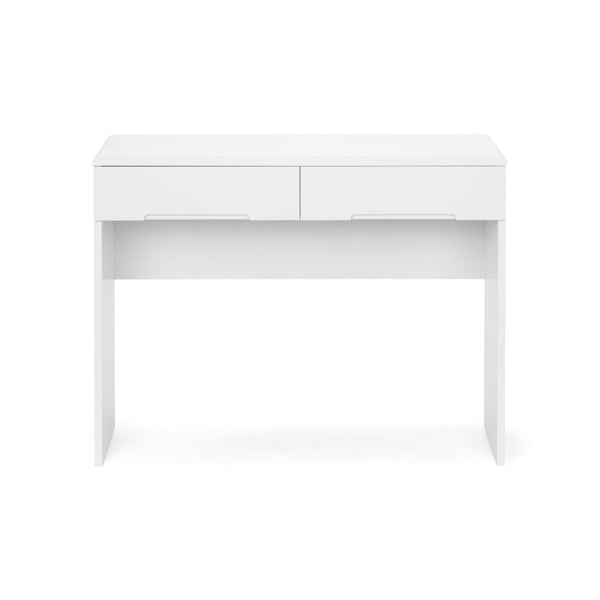 MANHATTAN DRESSING TABLE WITH 2 DRAWERS - WHITE - Living with Luxury