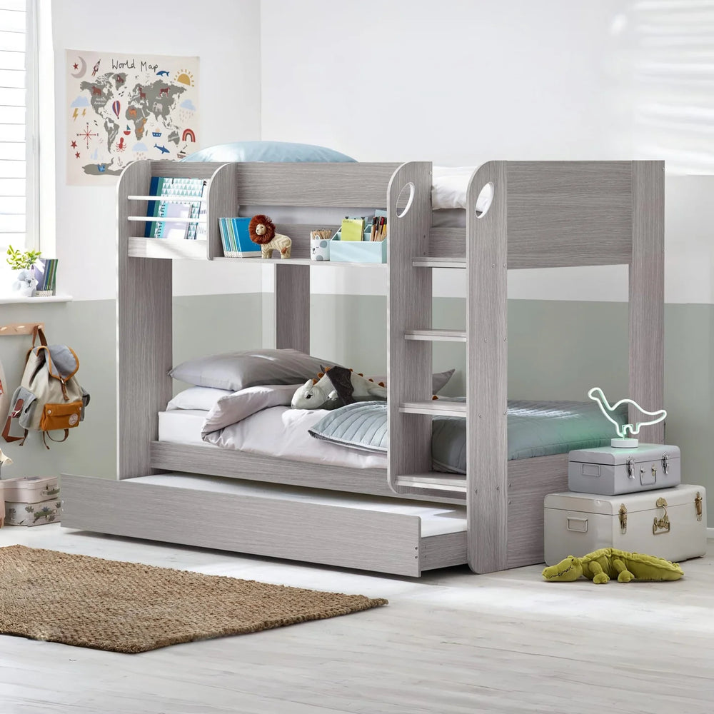 Mars Bunk & Underbed Grey Oak - Living with Luxury