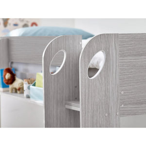 Mars Bunk & Underbed Grey Oak - Living with Luxury