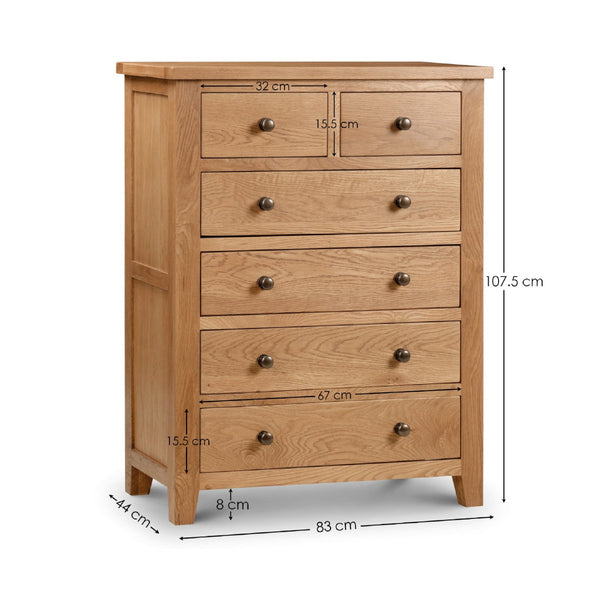 MARLBOROUGH 4+2 DRAWER CHEST ASS - Living with Luxury