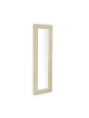 Alanis Rectangular Wall Mirror - White - Living with Luxury