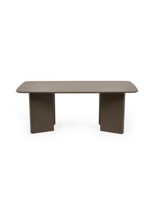 Moro Rectangular 6 Seater Dining Table - Matt Chocolate Brown - Living with Luxury