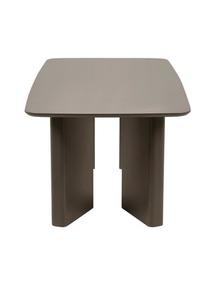 Moro Rectangular 6 Seater Dining Table - Matt Chocolate Brown - Living with Luxury