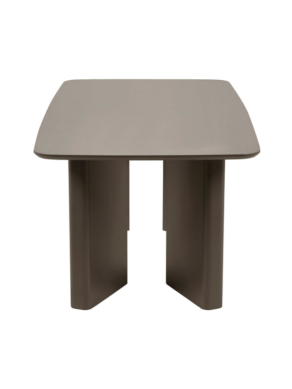 Moro Rectangular 6 Seater Dining Table - Matt Chocolate Brown - Living with Luxury