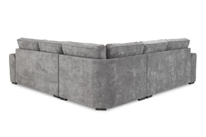 Maxwell Grey Large Corner Sofa – Stylish Modern Living Room Seating Furniture