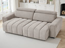 Molly 3 Seater Electric Sofabed – Beige, Green & Grey Living Room Sofa