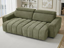 Molly 3 Seater Electric Sofabed – Beige, Green & Grey Living Room Sofa