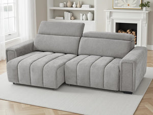 Molly 3 Seater Electric Sofabed – Beige, Green & Grey Living Room Sofa