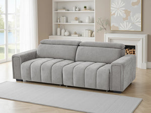 Molly 3 Seater Electric Sofabed – Beige, Green & Grey Living Room Sofa