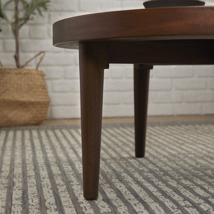 Norway Walnut Round Coffee Table
