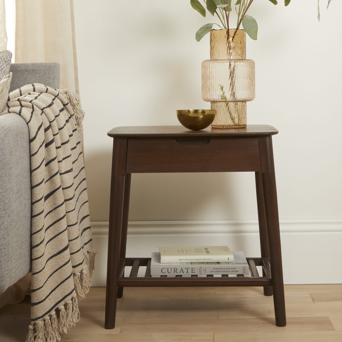 Norway Walnut Side Table