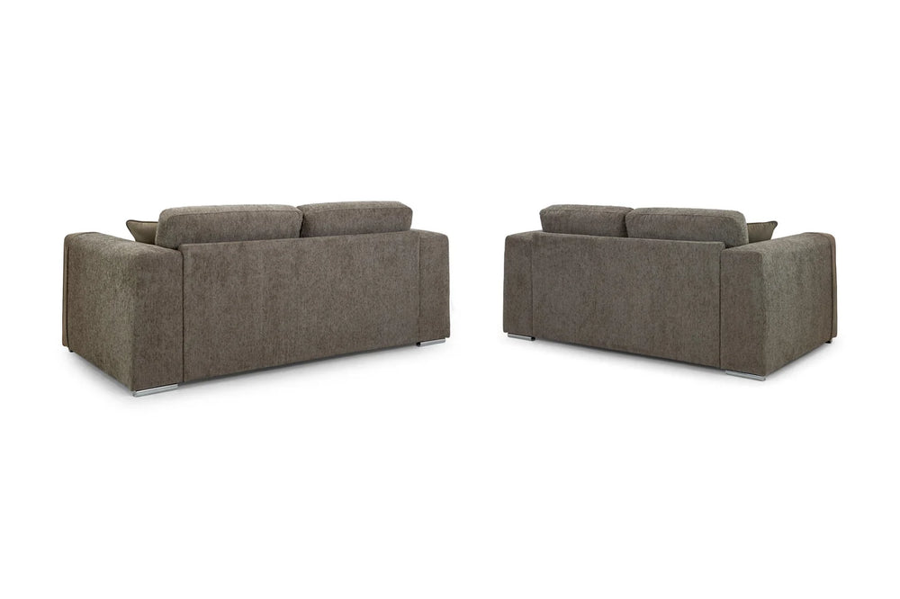 Naples Mocha 3+2 Sofa Set – Comfortable Living Room Seating