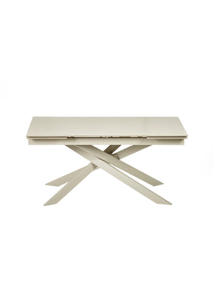 Osaka Stone Effect 160-200cm Rectangular Extending 6-8 Seater Dining Table - Living with Luxury