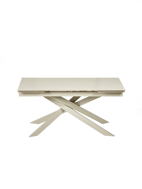 Osaka Stone Effect 160-200cm Rectangular Extending 6-8 Seater Dining Table - Living with Luxury