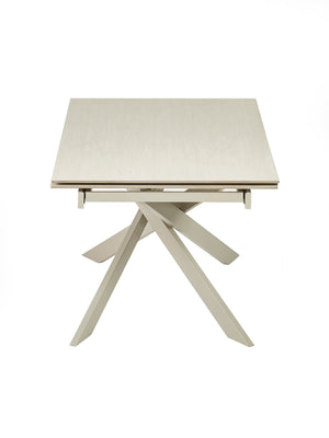 Osaka Stone Effect 160-200cm Rectangular Extending 6-8 Seater Dining Table - Living with Luxury