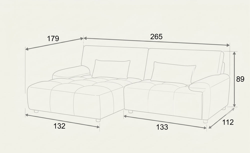 Oakham Olive Universal Corner Sofa – view 1