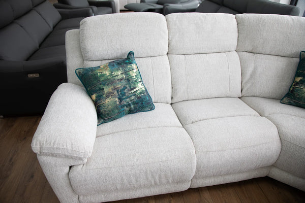 Owen Beige Large Corner Electric Recliner Sofa – Spacious Living Room Seating
