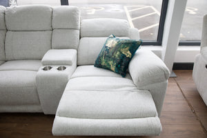 Owen Beige Large Corner Electric Recliner Sofa – Spacious Living Room Seating