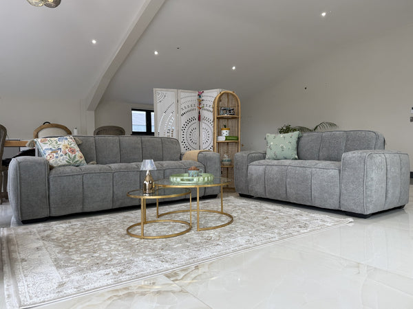 Paris Grey 2 Seater Sofa